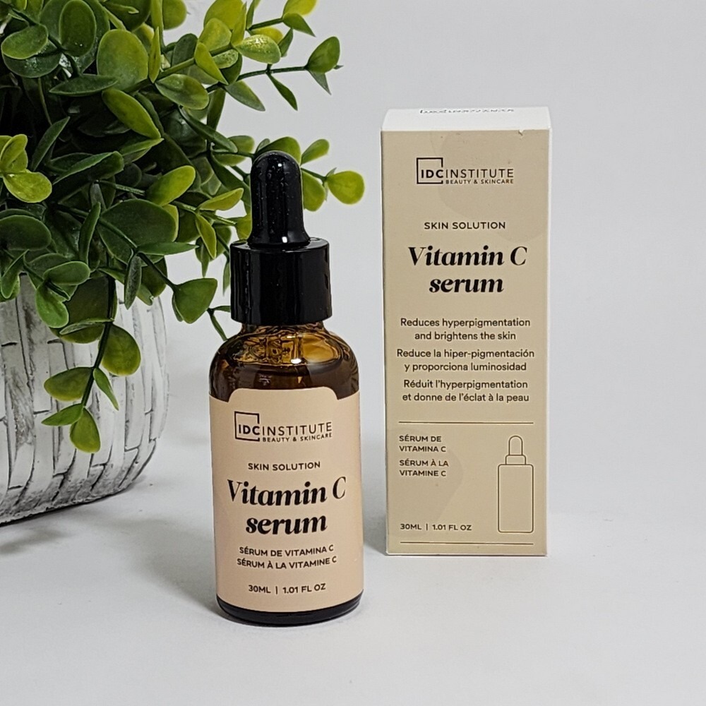 IDC Institute Vitamin C Serum Reduces Hyperpigmentation Brightens the Skin 1 oz